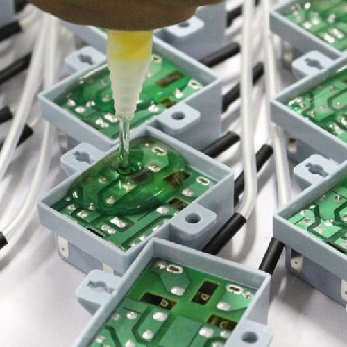 One Part Semi-Transparent Moisture Curing Organic Silicone Thermal Adhesive HRTP-M16-MSA000VSTC Series